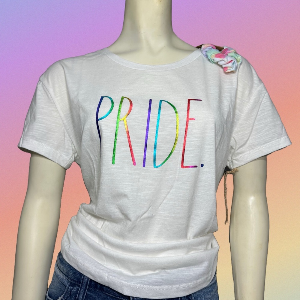 Rae Dunn Pride Graphic Tee Short Sleeve